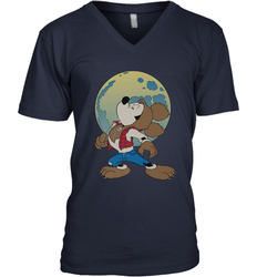 Disney Mickey Mouse Werewolf Halloween Costume Men's V-Neck