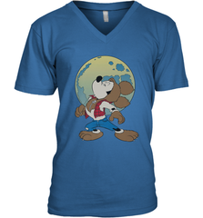Disney Mickey Mouse Werewolf Halloween Costume Men's V-Neck Men's V-Neck - FordPhuMy