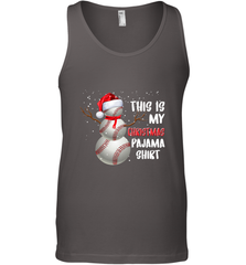 Baseball Snowman Christmas This is my Christmas Pajama Men's Tank Top Men's Tank Top - FordPhuMy