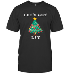 Let's Get Lit Adult ChristmasToo Lit To Quit Men's T-Shirt Men's T-Shirt - FordPhuMy