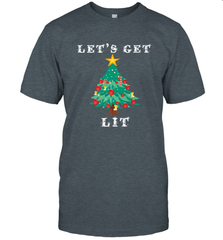 Let's Get Lit Adult ChristmasToo Lit To Quit Men's T-Shirt Men's T-Shirt - FordPhuMy