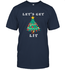 Let's Get Lit Adult ChristmasToo Lit To Quit Men's T-Shirt Men's T-Shirt - FordPhuMy
