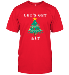 Let's Get Lit Adult ChristmasToo Lit To Quit Men's T-Shirt Men's T-Shirt - FordPhuMy