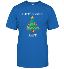 Let's Get Lit Adult ChristmasToo Lit To Quit Men's T-Shirt Men's T-Shirt - FordPhuMy