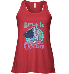 Disney Moana Born To Be In The Ocean Painted Women's Racerback Tank Women's Racerback Tank - FordPhuMy