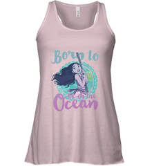 Disney Moana Born To Be In The Ocean Painted Women's Racerback Tank Women's Racerback Tank - FordPhuMy