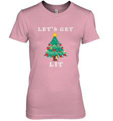 Let's Get Lit Adult ChristmasToo Lit To Quit Women's Premium T-Shirt Women's Premium T-Shirt - FordPhuMy