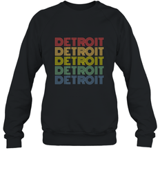 Vintage 1980s Style Detroit Michigan Crewneck Sweatshirt