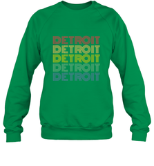 Vintage 1980s Style Detroit Michigan Crewneck Sweatshirt Crewneck Sweatshirt - FordPhuMy