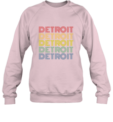 Vintage 1980s Style Detroit Michigan Crewneck Sweatshirt Crewneck Sweatshirt - FordPhuMy