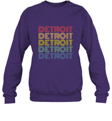 Vintage 1980s Style Detroit Michigan Crewneck Sweatshirt Crewneck Sweatshirt - FordPhuMy