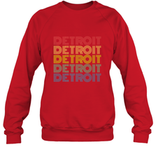 Vintage 1980s Style Detroit Michigan Crewneck Sweatshirt Crewneck Sweatshirt - FordPhuMy