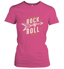 Peace Rock and Roll Love Music Guitar Retro Hippie Women's T-Shirt Women's T-Shirt - FordPhuMy