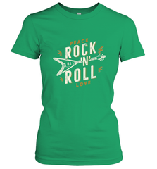 Peace Rock and Roll Love Music Guitar Retro Hippie Women's T-Shirt Women's T-Shirt - FordPhuMy