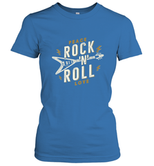 Peace Rock and Roll Love Music Guitar Retro Hippie Women's T-Shirt Women's T-Shirt - FordPhuMy