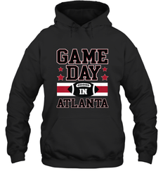 NFL Atlanta Game Day Football Home Team Colors Women Girl Gift Hooded Sweatshirt