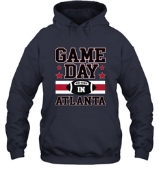 NFL Atlanta Game Day Football Home Team Colors Women Girl Gift Hooded Sweatshirt