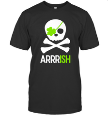 St. Patricks Day Irish Pirate Skull and Cross bones Men's T-Shirt Men's T-Shirt - FordPhuMy