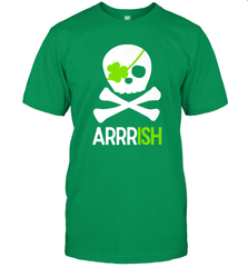 St. Patricks Day Irish Pirate Skull and Cross bones Men's T-Shirt Men's T-Shirt - FordPhuMy