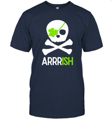 St. Patricks Day Irish Pirate Skull and Cross bones Men's T-Shirt Men's T-Shirt - FordPhuMy