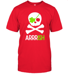 St. Patricks Day Irish Pirate Skull and Cross bones Men's T-Shirt Men's T-Shirt - FordPhuMy