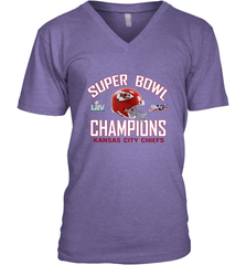 NFL super bowl Kansas City Chiefs Logo Helmet champions Men's V-Neck Men's V-Neck - FordPhuMy