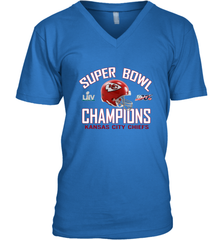 NFL super bowl Kansas City Chiefs Logo Helmet champions Men's V-Neck Men's V-Neck - FordPhuMy