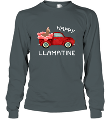 Happy Llamatine funny Valentine Day Llama costume Long Sleeve T-Shirt Long Sleeve T-Shirt - FordPhuMy