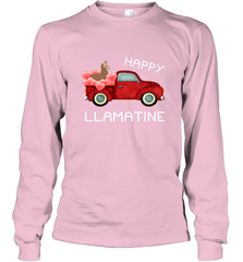 Happy Llamatine funny Valentine Day Llama costume Long Sleeve T-Shirt Long Sleeve T-Shirt - FordPhuMy