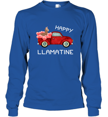 Happy Llamatine funny Valentine Day Llama costume Long Sleeve T-Shirt Long Sleeve T-Shirt - FordPhuMy