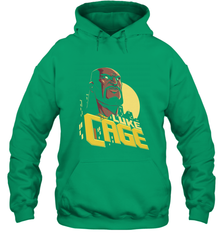 Marvel The Defenders Luke Cage Profile Hooded Sweatshirt Hooded Sweatshirt - FordPhuMy