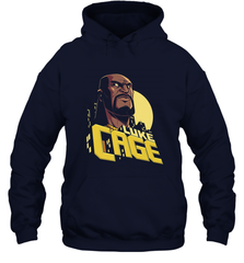 Marvel The Defenders Luke Cage Profile Hooded Sweatshirt Hooded Sweatshirt - FordPhuMy