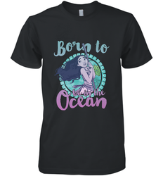 Disney Moana Born To Be In The Ocean Painted Men's Premium T-Shirt