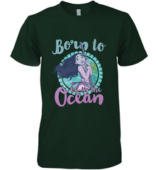 Disney Moana Born To Be In The Ocean Painted Men's Premium T-Shirt Men's Premium T-Shirt - FordPhuMy