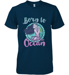 Disney Moana Born To Be In The Ocean Painted Men's Premium T-Shirt Men's Premium T-Shirt - FordPhuMy
