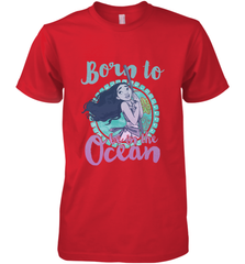 Disney Moana Born To Be In The Ocean Painted Men's Premium T-Shirt Men's Premium T-Shirt - FordPhuMy