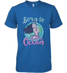 Disney Moana Born To Be In The Ocean Painted Men's Premium T-Shirt Men's Premium T-Shirt - FordPhuMy