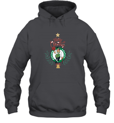 NBA Boston Celtics Logo merry Christmas gilf Hooded Sweatshirt Hooded Sweatshirt - FordPhuMy