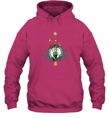 NBA Boston Celtics Logo merry Christmas gilf Hooded Sweatshirt Hooded Sweatshirt - FordPhuMy