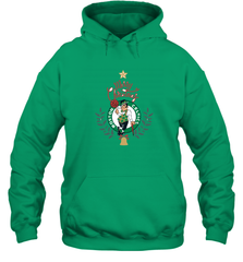 NBA Boston Celtics Logo merry Christmas gilf Hooded Sweatshirt Hooded Sweatshirt - FordPhuMy