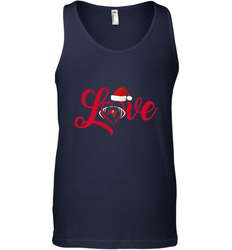 NFL Tampa Bay Buccaneers Logo Christmas Santa Hat Love Heart Football Team Men's Tank Top