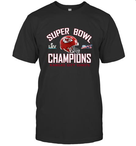 NFL super bowl Kansas City Chiefs Logo Helmet champions Men's T-Shirt Men's T-Shirt / Black / S Men's T-Shirt - FordPhuMy
