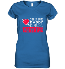 Kids Funny Valentine's Day Present For Your Little Girl, Daughter Women's V-Neck T-Shirt Women's V-Neck T-Shirt - FordPhuMy