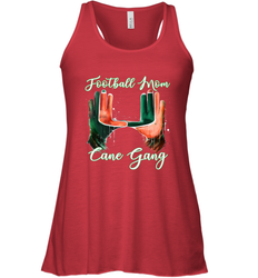 Football mom cane gang 2 Women's Racerback Tank