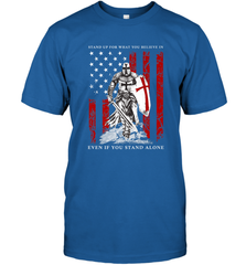 Knight Templar American Flag Men's T-Shirt Men's T-Shirt - FordPhuMy