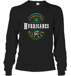 Carolina Hurricanes Fanatics St. Patrick's Day Forever Lucky Long Sleeve T-Shirt