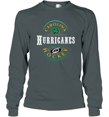 Carolina Hurricanes Fanatics St. Patrick's Day Forever Lucky Long Sleeve T-Shirt Long Sleeve T-Shirt - FordPhuMy