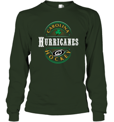 Carolina Hurricanes Fanatics St. Patrick's Day Forever Lucky Long Sleeve T-Shirt Long Sleeve T-Shirt - FordPhuMy