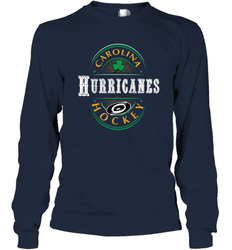 Carolina Hurricanes Fanatics St. Patrick's Day Forever Lucky Long Sleeve T-Shirt