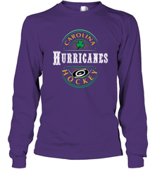 Carolina Hurricanes Fanatics St. Patrick's Day Forever Lucky Long Sleeve T-Shirt Long Sleeve T-Shirt - FordPhuMy